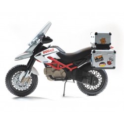 Ducati HyperCross Official 12v - electric motorcycle for kids battery, Peg-Pérego Exhausted